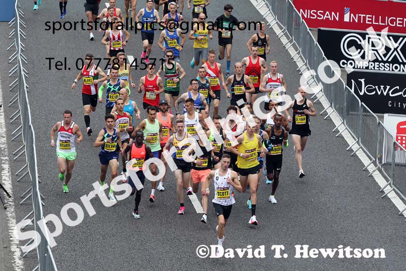 Mens Great North Run. Photo: David T. Hewitson/Sports for All Pics
